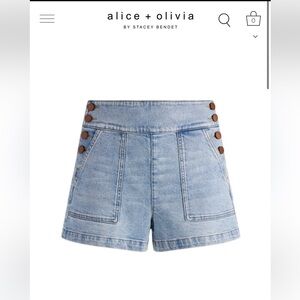 Alice + Olivia Donald Jean Short
